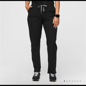 Figs black xxs yola skinny scrub pant
